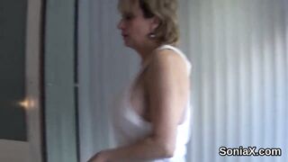 Unfaithful british mother i'd like to fuck lady sonia showcases her biggest breasts