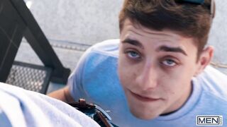 STUDS - Joey Mills Hides With Arno Antino For A Oral sex In advance of Getting Pounded Against The Windows