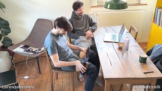 I show my homo ally str8 porn, that guy was greater amount interested in me!