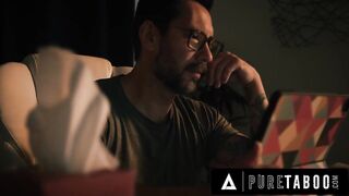 PURE TABOO Stupid Destiny Mira Catches Creepy Overprotective Stepdad Setting Cameras Around The Abode