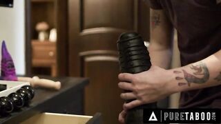 PURE TABOO Angry Lauren Phillips Catches Pervert Virgin Stepson Snooping Where That guy Shouldnt Be