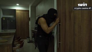 Stranger enters the home of breasty golden-haired mother I'd like to fuck Monique Fuentes, and that babe knows how to handle him.