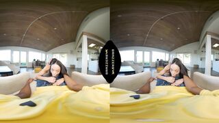 BRAZZERS - Delivery Gal Alexis Tae Tries On Underware & Rides Hard Until Her Butt Gets Overspread In Cum
