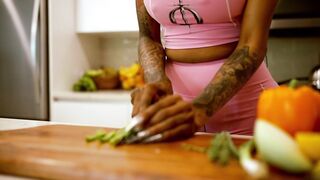 Jodi jousts in searing kitchen heat