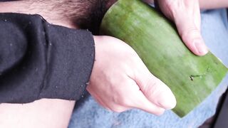 wanking with aloe vera