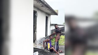 Makanaki jerking off slimtease the homo dude with a lengthy knob.