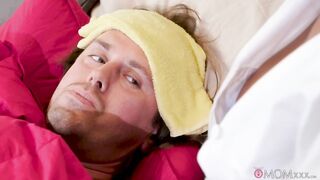 That guy screws the BLACK NURSE with HIS WIFE IN THE NEXT ROOM - MAMMA XXX