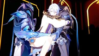 Ayato banged by NPCs - Genshin Impact Queer Manga R34