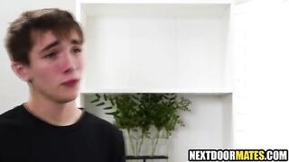 Lustful Twink Tempt Stepdad's Colleague From Office
