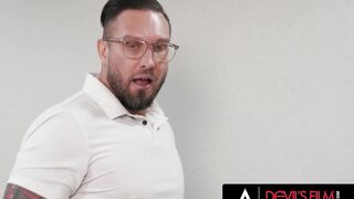 DEVILS FILM - Kimmy Kimm Caught Fapping In Empty Classroom By Substitute Then Gets Hard Screw