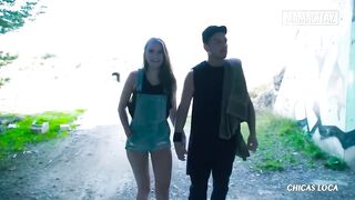 Wild Outdoor Sex with Russian Teen Evelina Darling and Her Boyfriend - MAMACITAZ