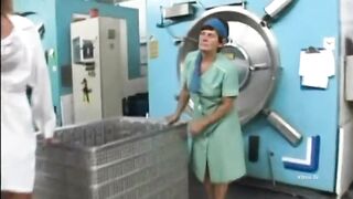 Avid ace bang for a breasty worker in the factory of unleashed sluts