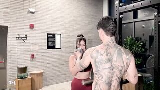 Ardent Sex with a Stranger After the Gym - Danner Mendez and Iris Rodriguez