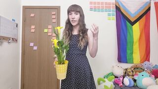 Banging a Flower and a Mother's Board for Mother's Day