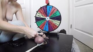 This babe Inserts a 30cm Probe All the Way Into His Rock hard Dong - Playing SADOMASOCHISM Roulette