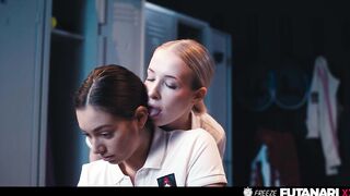 Frozen eighteen Yo Finger Banged by Lustful Classmate - Time Stop Freeze Trans Lesbo Porn