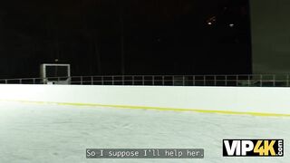 VIP4K. Funky City got caught at a public skating rink and got screwed