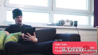 Sexy Blond Gabi Gold is Masturbating in Car