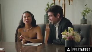 PURE TABOO Sexually excited Bride Gizelle Blanco Shamelessly Teases Spouse In Front Of Wedding Witnesses