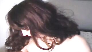 Vintage firm-titted brunette hair mother i'd like to fuck masturbates untill her pussy gets climax