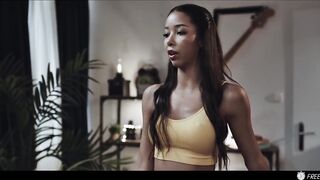 Black Roommate Frozen by Mysterious Remote CG Comics - Lia Lin Hardcore Time Stop Dream