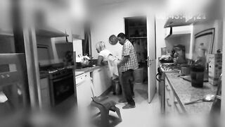 This bastard screwed the cleaning lady, but it was all caught on camera