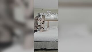 Blond Latin Stepmom Gets crush'd