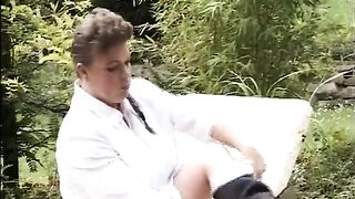 German mother I'd like to fuck with Biggest Boobs Playing with Bat