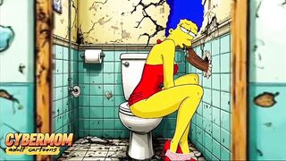 Top-10 Cheating Marge Simpson. Most good Toon Compilation. Porn Parody Animation