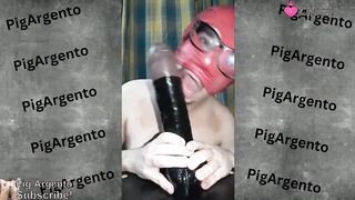 Sloppy Deepthroat Session With Biggest Sex toy