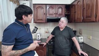 Food delivery ends in a wild anal session whilst my ally is away