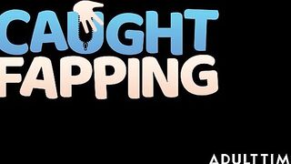 ADULT TIME - Sexually excited Gypsy Rose In Hawt Underware Is Caught Masturbating With A Sex toy By Her Roommate