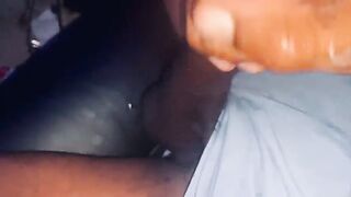 POV: U Walk In On Me Jerking off My Giant Ebony Wang