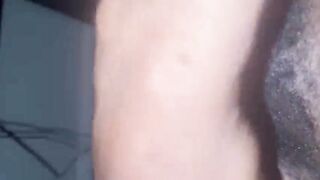 POV: Jerking off My Thick Ebony Meat Until It Bursts For U