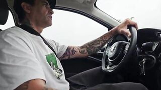 My guy gives me a car and I thank him with the most excellent fellatio right there in the street - POV