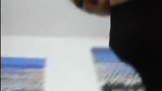 Curvy blond plays with toys then gets double permeated by 2 boyz