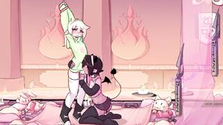 MAX THE ELF: ( ANIMATION ) : SHEMALE HENTAI _ RESIGNED _ FASTENED MY HANDS SO THAT TEACHER POURS ALL THE MILK IN MY THROAT