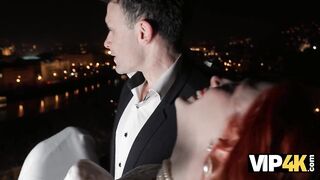 VIP4K. A Wicked Redheaded bride filmed a Homemade Porn clip with her Spouse right after the Wedding