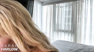 Hawt Breasty Golden-haired mother I'd like to fuck Cum In Panty Try On Haul JOI