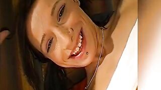 Dirty Brunette hair in Wild Group-sex with Facial Explosion