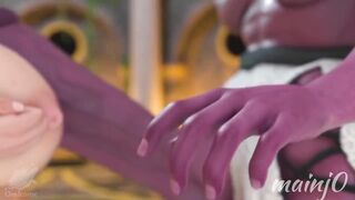 Queen sex with his knight very sexy movie scene