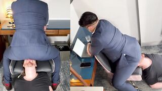 Do u wish that promotion male? U more excellent be quiet and be a worthwhile fart sniffer for the boss! STAY STILL SEAT!