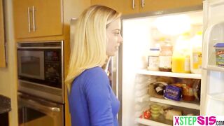 Teen stepdaughter finds out stepdad weenie size and craves it badly