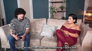 Breasty Stepmother Knows How to Train Her Stepson to Be a More excellent Student