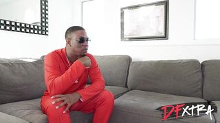 DFXTRA - Sexy Brunette hair Fiancée Serena Sterling Drilled Hard by Rapper