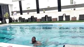 Nigerian Pornstar Spicy Screws A Fan This babe Met By The Swimming Pool (Full Movie scene On RED)