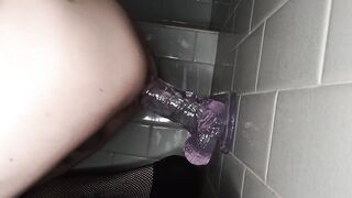 Gender fluid livecam model trying out fresh toy from fan