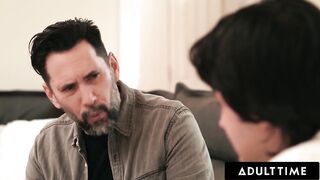 ADULT TIME - Virgin Hunk Teams Up With Stepdad To Bang Slutty Blindfolded Stepmom Dana Vespoli