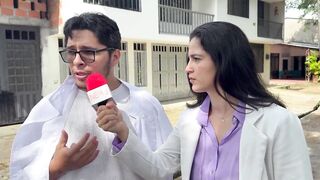A Hawt Reporter Gets a Hard Screw for Breaking the News!