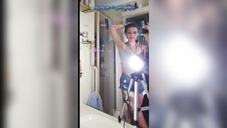 Grwm Alternative Hotty Dyeing My Hair Blue Dance Party & Washroom Enjoyment (pov)